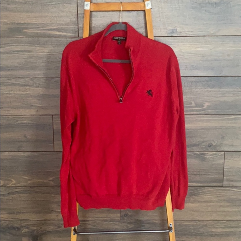 Express 3/4 Zip Sweater